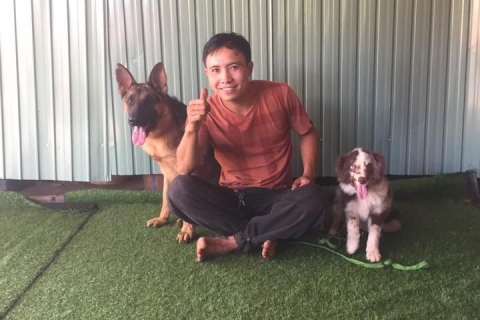 Đến ngay trung tâm huấn luyện chó Kontum